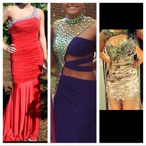 Red Night Moves prom dress /pageant dress